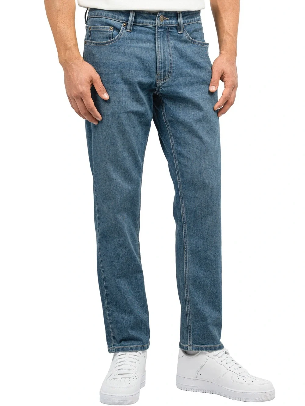 Scott Barber Men's Jeans Straight-Fit Stretch Denim Blue Size 38 X 29 NWT